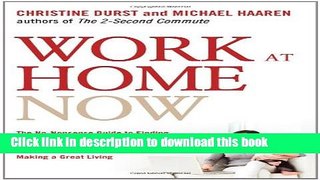 Read Work At Home Now Ebook Free