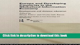 Read Europe and Developing Countries in the Globalized Information Economy: Employment and