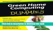 Read Green Home Computing For Dummies Ebook Free