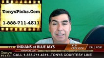 Cleveland Indians vs. Toronto Blue Jays Pick Prediction MLB Baseball Odds Preview 6-30-2016