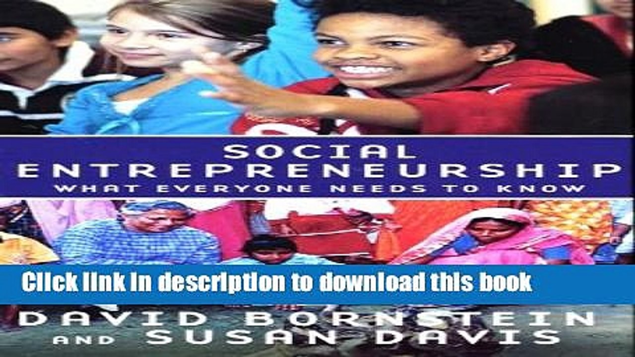 Read Social Entrepreneurship: What Everyone Needs to KnowÂ® Ebook Free