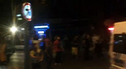 Çengelköy'de yaşanan çatışma anı kameralara yansıdı