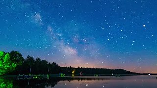 Milky Way and Reflection 6-28-2016 - Squaw Lake, WI