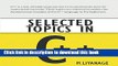 Read Selected Topics in C++  Ebook Free