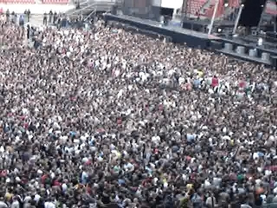 Ola au concert des Red Hot au parc des princes