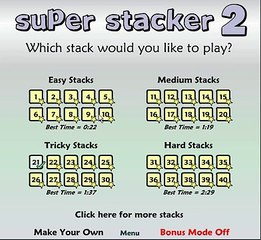 Super Stacker 2 Easy Speedrun - 22 seconds