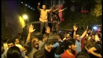 AK Party supporters protest against Turkish soldiers in Istanbul