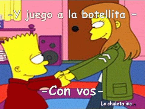 mi caramelo- una historia de amor simpson-mi caramelo bersuit-con letra-la chuleta inc
