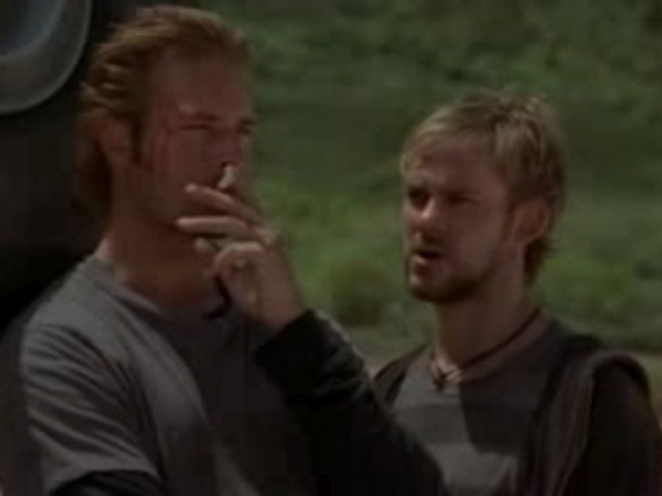 deleted scene pilot charlie& sawyer smoking