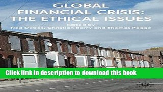 Read Global Financial Crisis: The Ethical Issues  Ebook Free