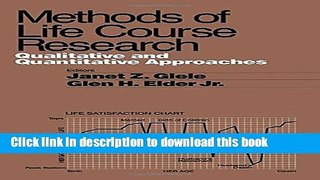 Read Methods of Life Course Research: Qualitative and Quantitative Approaches  Ebook Free