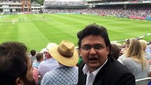 LORDS Cricket Ground 2016 -Crowds chanting Go Nawaz Go led by Faisal Javed Khan