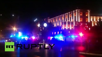 Turkey- Security forces on streets of Ankara after military declares takeover
