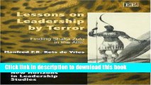 Read Lessons On Leadership By Terror: Finding Shaka Zulu In The Attic (New Horizons in Leadership