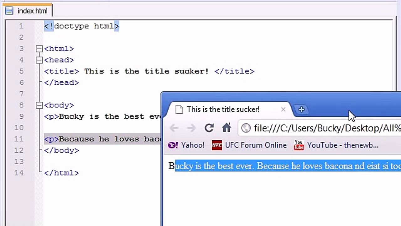 XHTML and CSS Tutorial - 4 - Paragraphs and Line Breaks