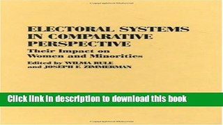 Download Electoral Systems in Comparative Perspective: Their Impact on Women and Minorities