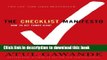 Read The Checklist Manifesto: How to Get Things Right  Ebook Free