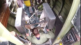 Getting into the Ball Turret in the B-17 