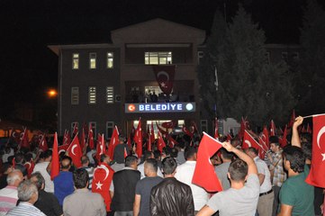 Eskipazar Darbeye Karşı Sokaklara Döküldü