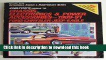 Read Chilton s Guide to Chassis Electronics and Power Accessories, 1989-1991