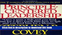 Download Principle-Centered Leadership  PDF Free