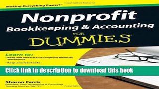 Read Nonprofit Bookkeeping and Accounting For Dummies  Ebook Free