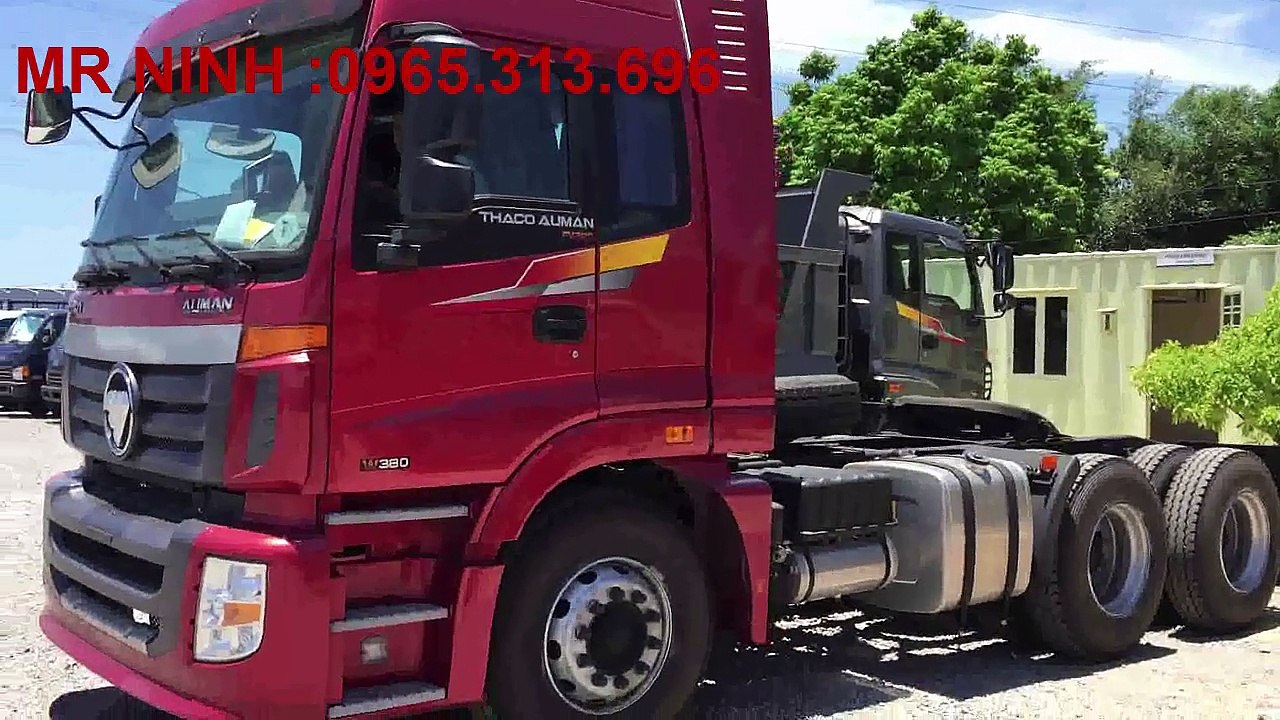 LÁI THỬ XE ĐẦU KÉO THACO AUMAN FV380 TRƯỜNG HẢI,XE ĐẦU KÉO 3 TRỤC GỌI 0965.313.696