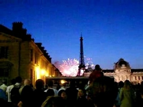 fête nationale feux d'artifice paris 14 juillet 2007
