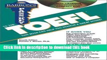 Download Pass Key to the TOEFL (Barron s Pass Key to the Toefl)  Ebook Free