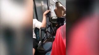 Heroic Viking Guy chokes out violent thug on LA Expo train