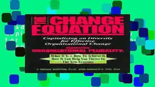 Read The Change Equation: Capitalizing on Diversity for Effective Organizational Change  Ebook Free