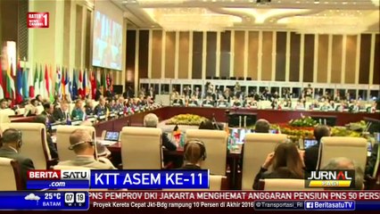 KTT ASEM ke-11, JK Angkat Isu Ekonomi dan Pendidikan Asia-Eropa