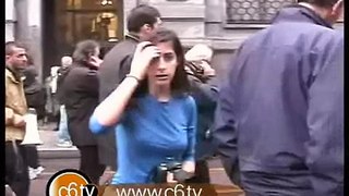 Milano scontri con la Polizia  Repubblica Tv 29/10/08