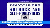 Read Business and Legal Forms for Authors and Self-Publishers Ebook Free
