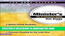 Read Zondervan 2005 Minister s Tax and Financial Guide: For 2004 Returns (Zondervan Minister s