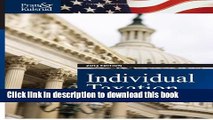 Read Individual Taxation 2013 (with H R Block @ Home CD-ROM, CPA Excel 1-Semester Printed Access