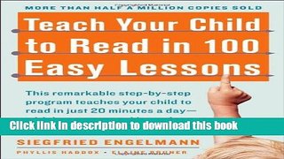 Download Teach Your Child to Read in 100 Easy Lessons PDF Online