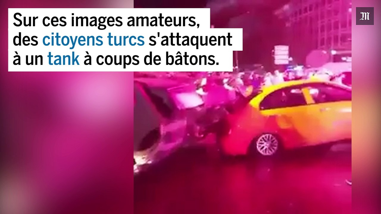 Des bâtons contre des tanks : face-à-face entre l’armée turque et la population à Istanbul