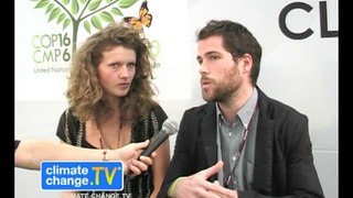 Brendan Coolsaet and Michaela Hogenboom, members of  RIO+20