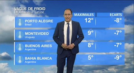 Vague de froid en Amérique du sud