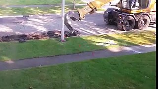 Ripping up our street 7/27/16