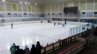 Ice hockey practice Korean kids 2015 4 24