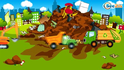 The Excavator + 1 hour kids videos compilation Incl Tow Truck - Construction Cartoons for children