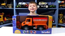 BRUDER SNOW BLOWER Unboxing & Review Trucks Toys - Video for children - Car Toys Review