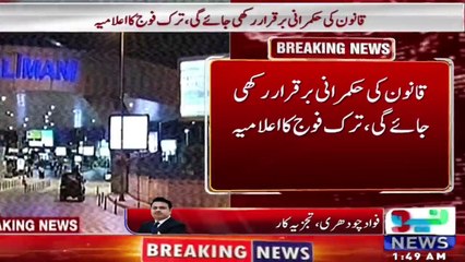 Martial Law Declared In Turkey