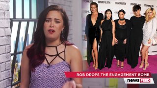Rob Kardashian Surprises Sisters With Engagement News... 'And Something Else' On KUWTK