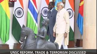 PM Modi meets 19 African state leaders