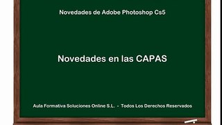 Curso Photoshop CS5 - No. 24. Capas I