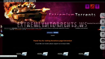 Donate ExtremlymTorrents.Ws Keep Us Alive !!!