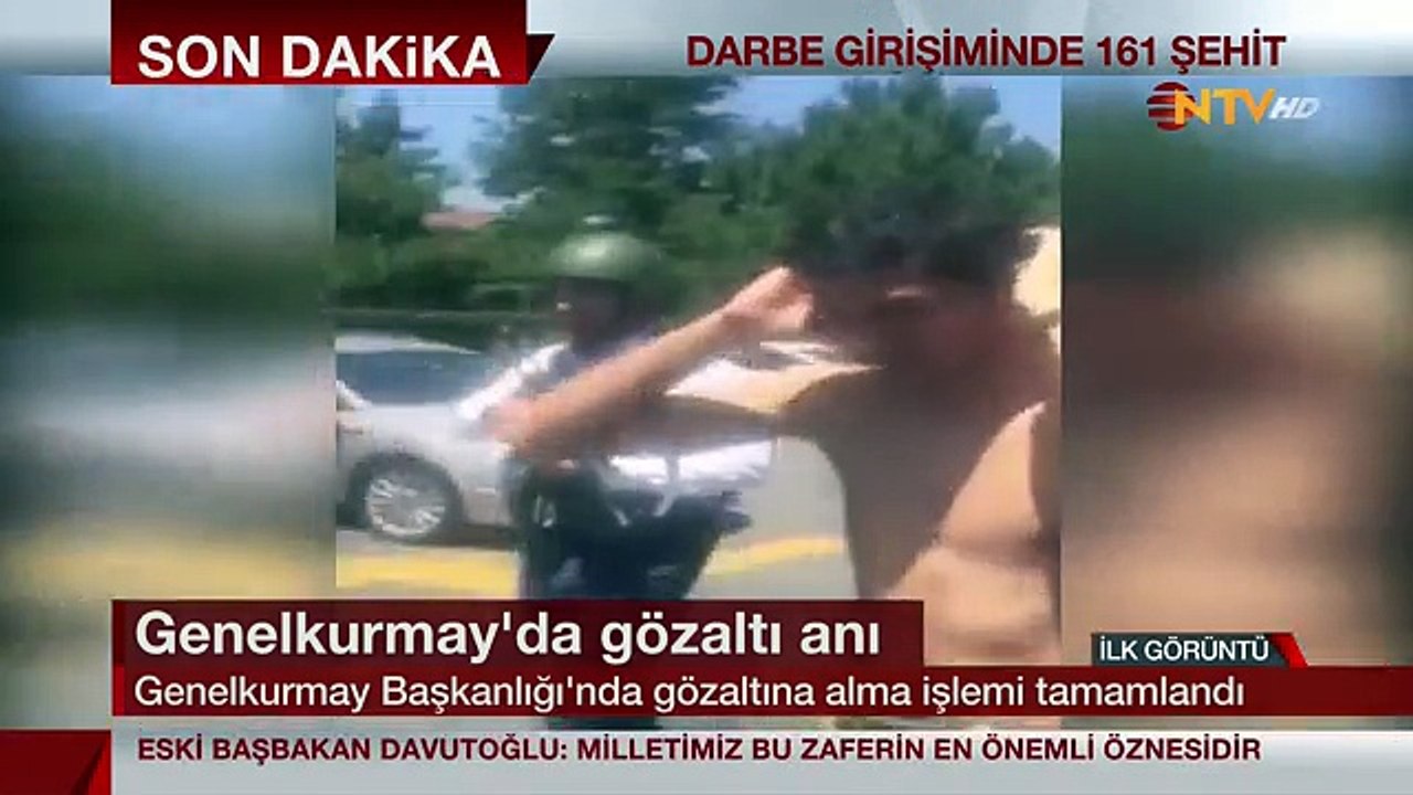 Genelkurmay'da gözaltı anı